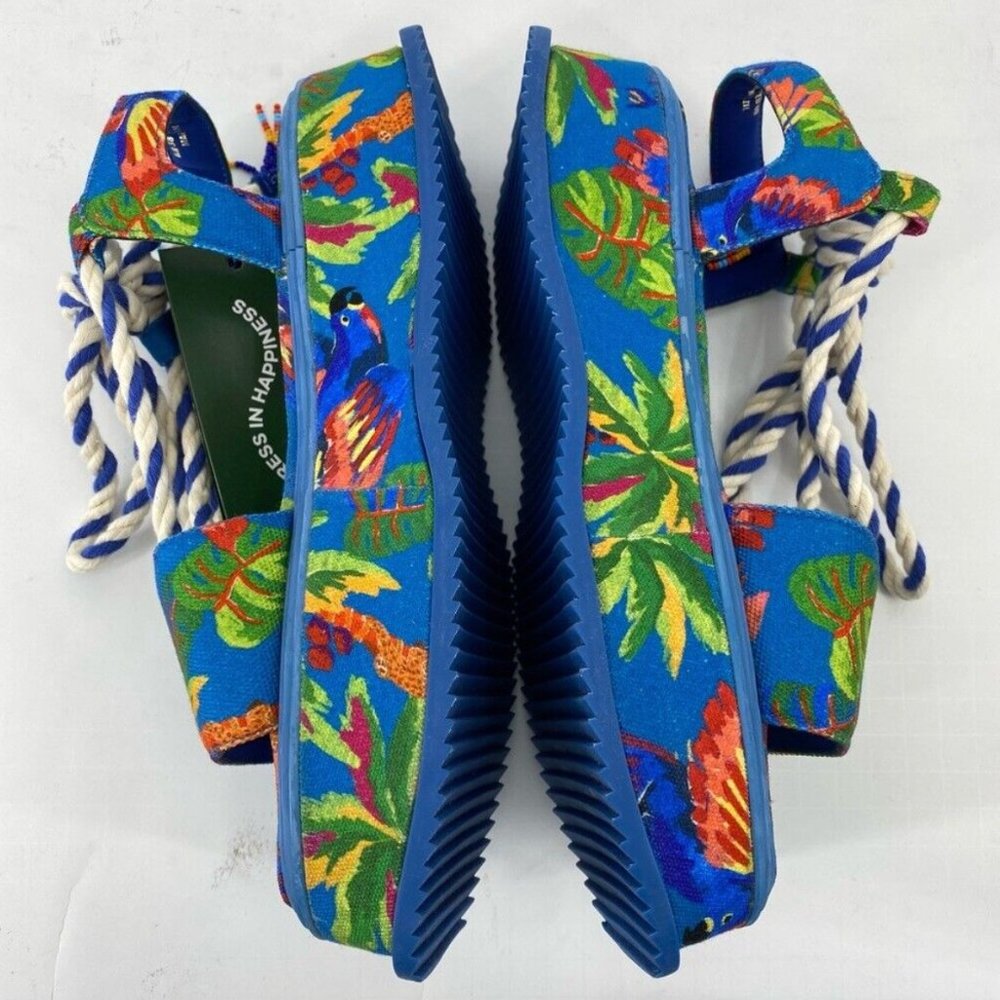 FARM Rio Blue Macaw Platform Sandal - Picture 6 of 9